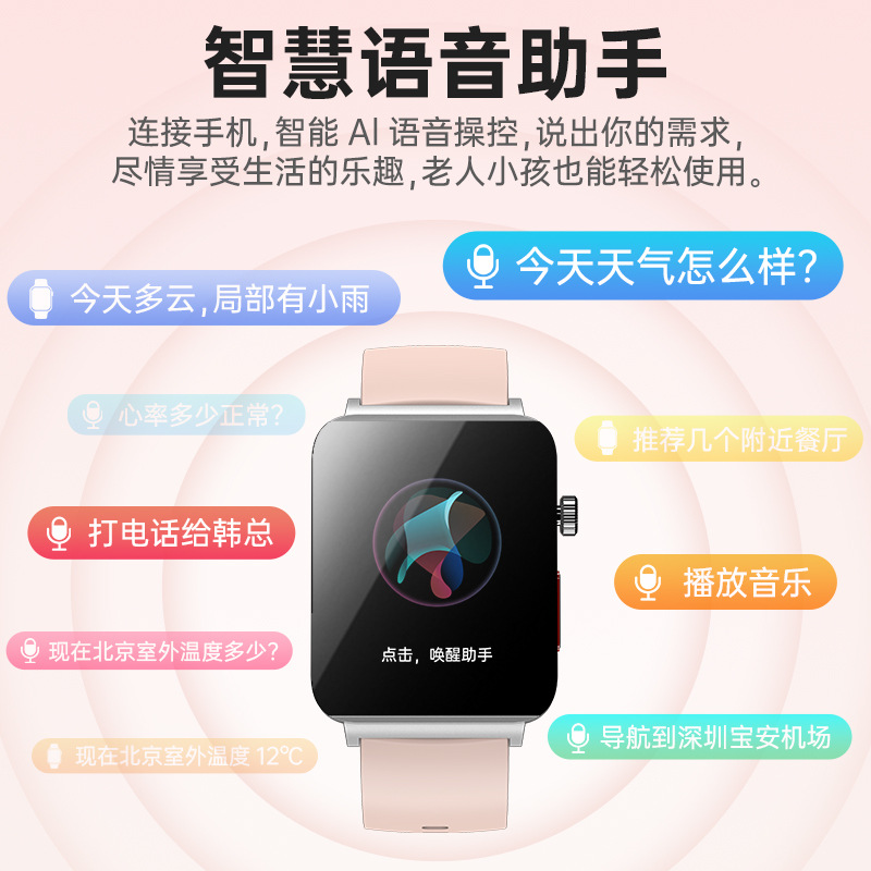 Reloj inteligente transfronterizo KS03PRO con ECG, electrocardiograma, medición de presión arterial, oxígeno en sangre y temperatura, pulsera de fabricante, venta transfronteriza de gran éxito.