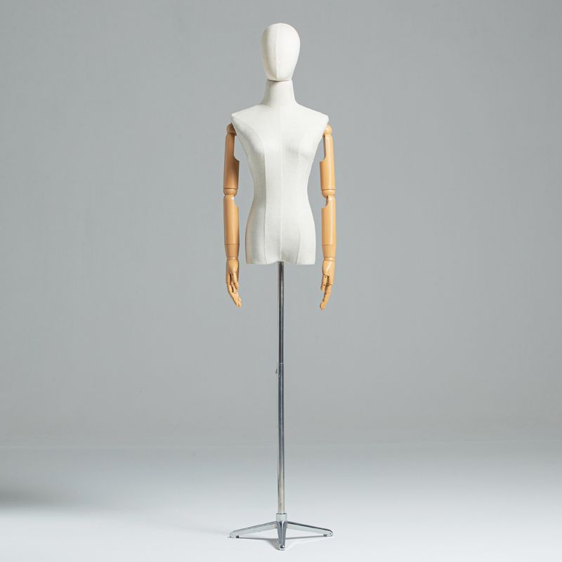 Modelo de cabeza maniquí accesorios tienda de ropa de mujer ventanas de exhibición modelo de vestido de boda busto modelo