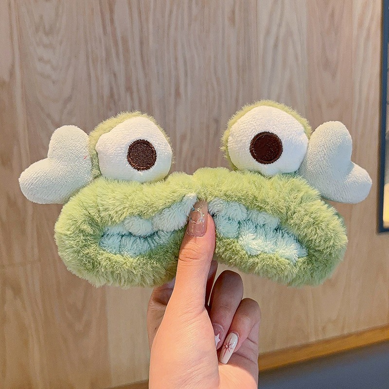 Tarjeta de cabello de dibujos animados para niños toque de cabello niñas adorables joyeros de cabello niñas rojo en línea lavado de cara toque de cabello para mujeres clipes de cabello