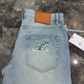 欧货CD高品质浅色牛仔裤男 潮牌春夏新款时尚个性修身牛仔裤CD207