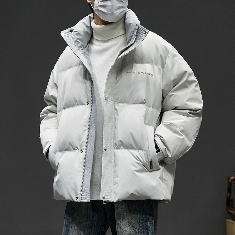 Hidden Wolf Family Down Jacket Men's Winter New American Style Fashion Brand White Duck Down Collar Bread Suit Men's Warm Jacket Hidden Wolf Family Down Jacket Men's Winter New American Style Fashion Brand White Duck Down Collar Bread Suit Men's Warm Jacket