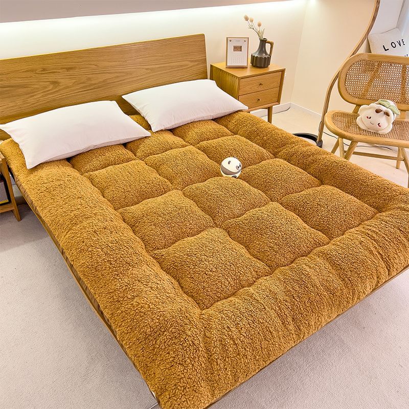 Thickened Lamb Wool Mattress Pad, Warm Bed Pad, Tatami 1.7m Student Dormitory Mattress, Single/Double