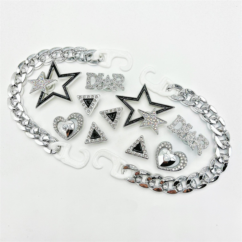 CJ-001 cadena diamante corazón