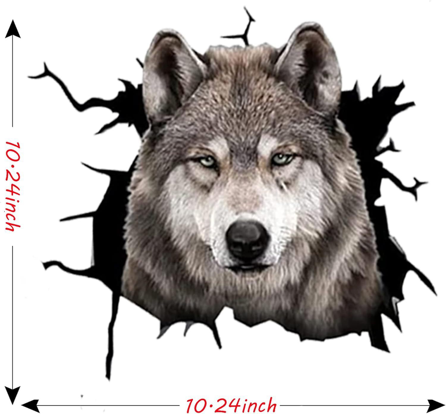 Transfronterizos muchos perros Labrador 3D animal auto decoración pegatinas vinilo ventana pegatinas parachoques