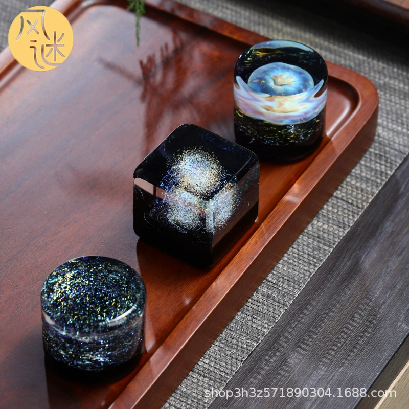 Коллекция стиля руки головоломки звездное небо крышка цветочного языка Gato чайная церемония аксессуары круглые квадратные и множество дополнительных чайных чайных сервизов