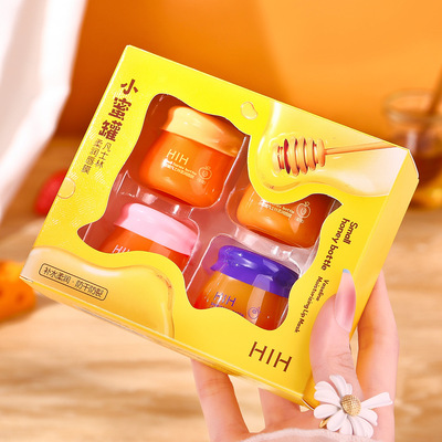HIH Honeypot Vaseline Gentle Lip membrane Set box Improve Drying From the skin fruit moist 7g