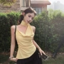 修身辣妹无袖外穿背心