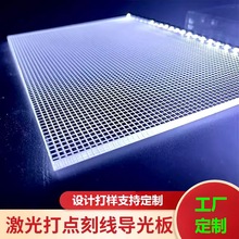 激光打点导光板LED发光板亚克力PMMA灯箱扩散反射发光板亚克力板