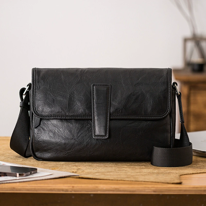 CJW/草匠王 Leather square one-shole bag, original leather