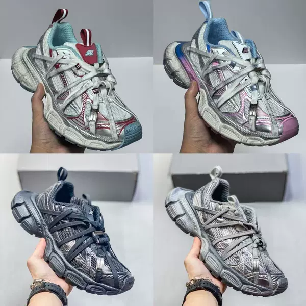 Paris 3XL Dad Shoes, Thick-Soled Height-Increasing Ultra-Soft Trendy Spider Shoes, Second-Generation Lace-Up Retro Sports Shoes for Men and Women