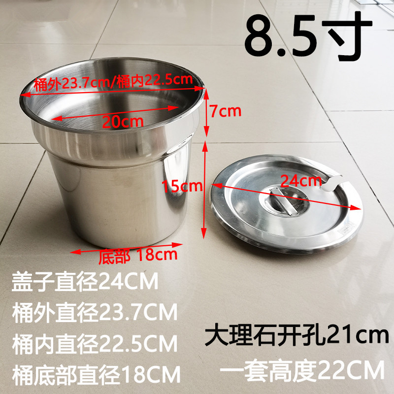ステンレススープ炉経済費バイキング円形スープ桶に油桶アルコール電気加熱朝食保温粥水鍋|undefined