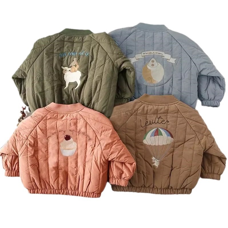 Baby Jackets ins style KS children's flight suits cotton coats children's cotton coats cross-border e-commerce ozon 5