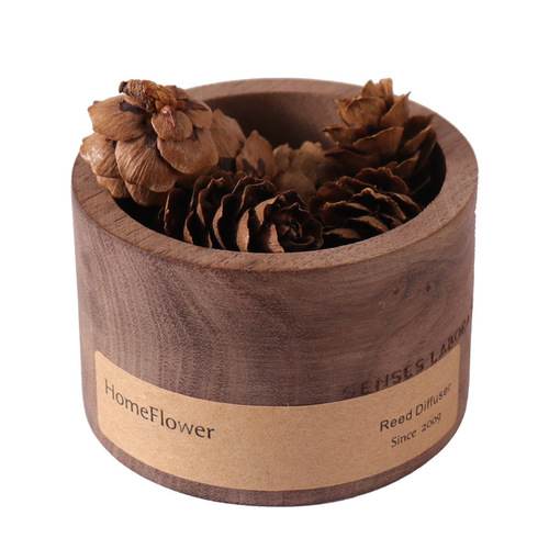 Diffusing stone, wood diffuser, aromatherapy essential oil, home indoor bedroom, solid wood scent ornaments, car aromatherapy