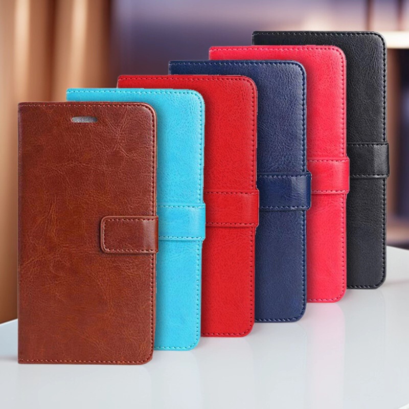 Suitable for Sony Xperia 5V Mobile Phone Case Xperia 10 Iv Crazy Horse Pattern Flip Card Mobile Phone Protective Cover