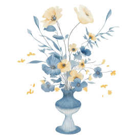 熙岸 跨境代发中国风花瓶背景墙面装饰贴画荷花荷叶卧室可移墙贴