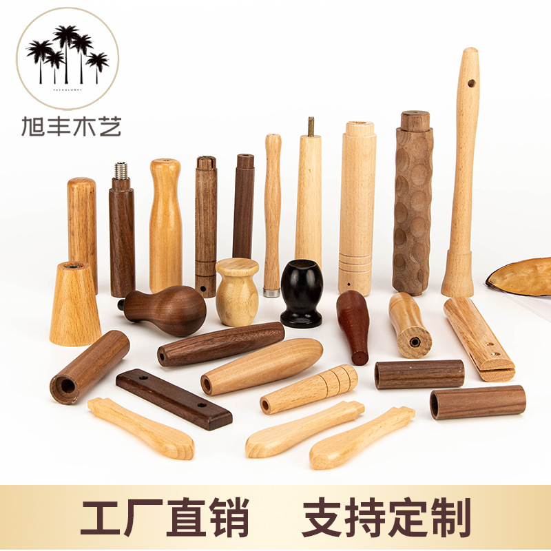 木の取っ手の家具の茶器の台所の木製の取っ手の金属の刃物の木の取っ手の部品のメーカーは直接供給します。|undefined