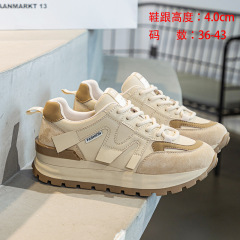 大きいサイズのレディースシューズ41-43、スポーツカジュアルシューズ、女性用ソフトソール、足が疲れない、2025年新作アガムシューズ、厚底溶解シューズ