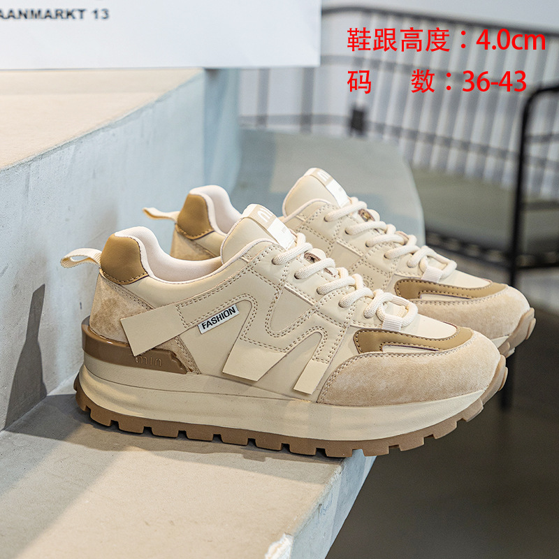 大きいサイズのレディースシューズ41-43、スポーツカジュアルシューズ、女性用ソフトソール、足が疲れない、2025年新作アガムシューズ、厚底溶解シューズ|undefined