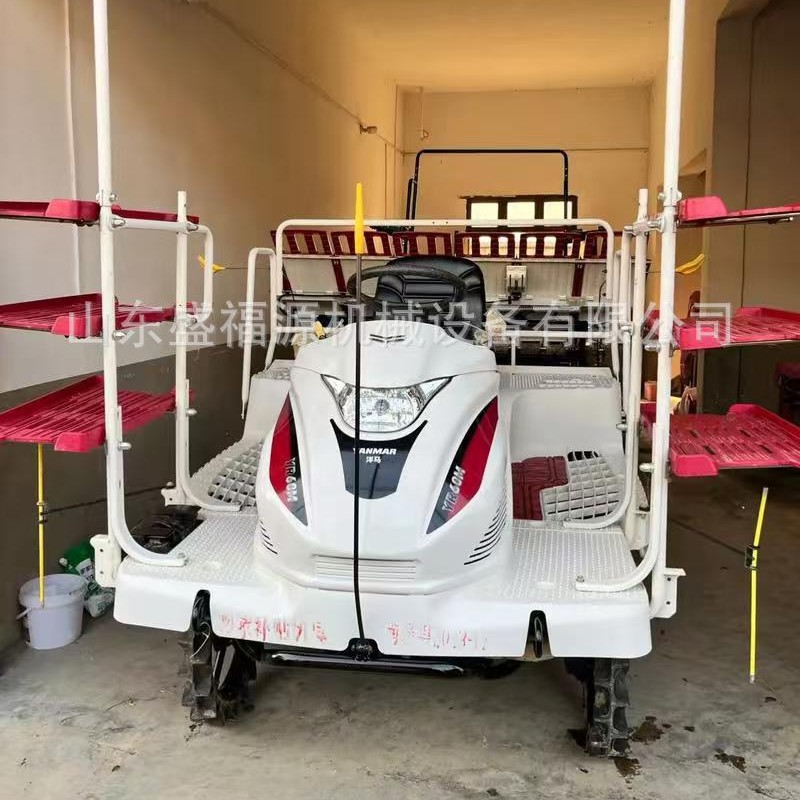 乘坐式水稻插秧机 稻田高速栽插机 秧苗种植机6行8行育苗插秧机器