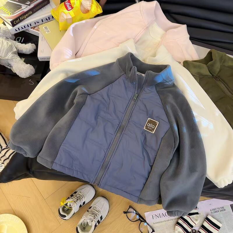 儿童外套秋冬男童潮酷炸街夹棉加厚防风上衣女童韩版洋气保暖童装|undefined