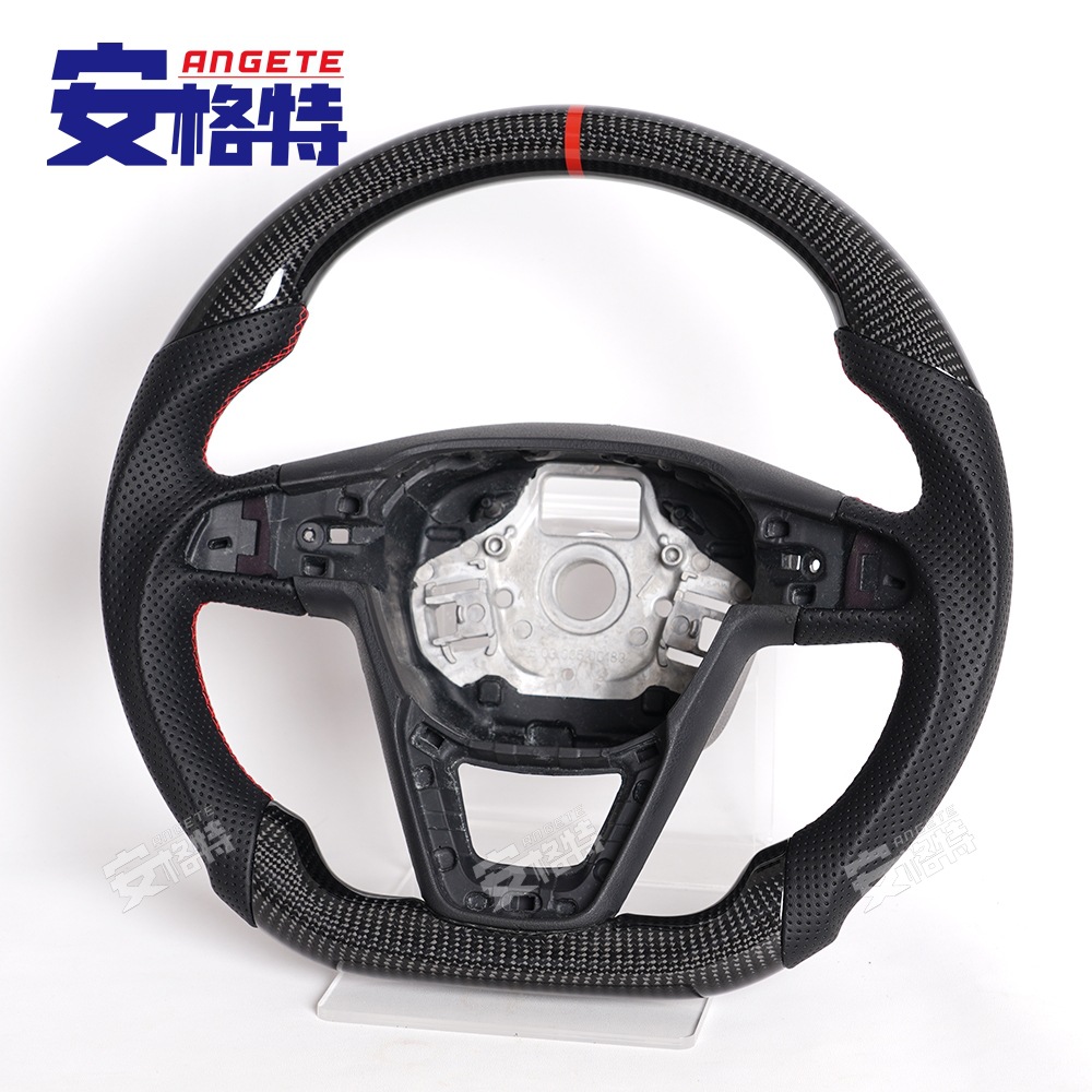 Suitable for Seat/Leon/Ibiza Cupra Real Carbon Fiber Steering Wheel Car Steering Wheel