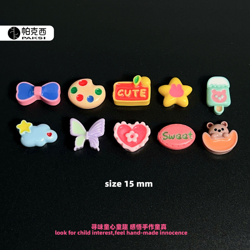 Miss Pacey Mini Oil Drop Butterfly Pigment Plate Clouds Stars Moon Bear Sweet Candy DIY Small Match