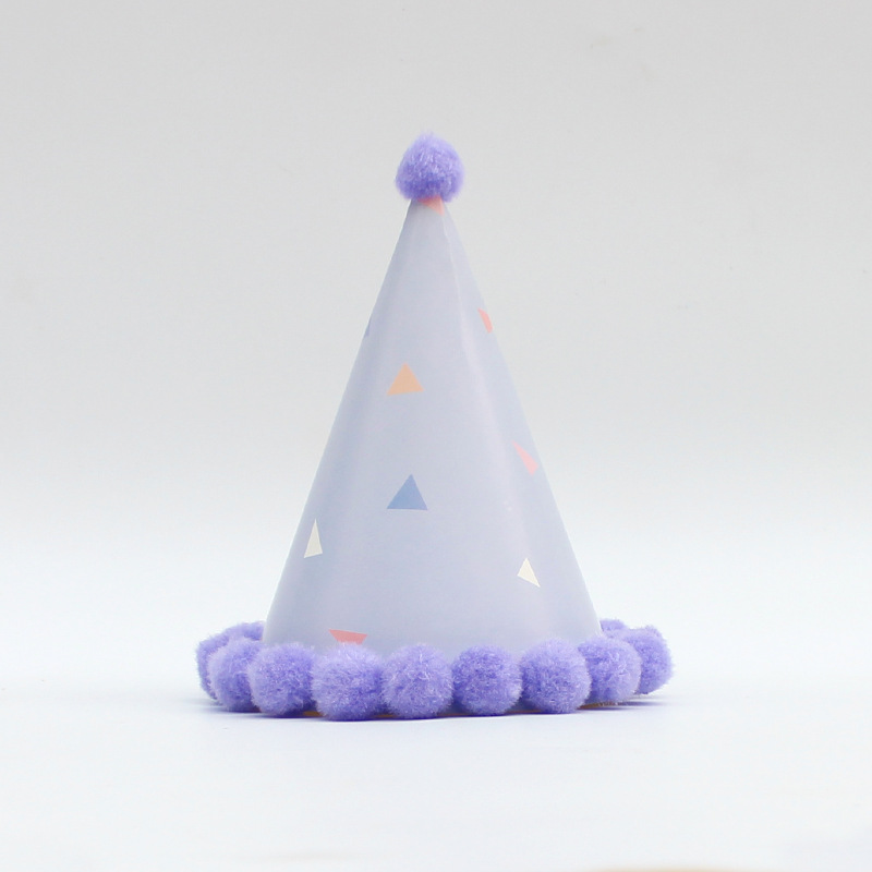 Pequeño sombrero de pelo fresco sombrero de fiesta sombrero de cumpleaños sombrero de actividad infantil sombrero de fiesta sombrero de punta