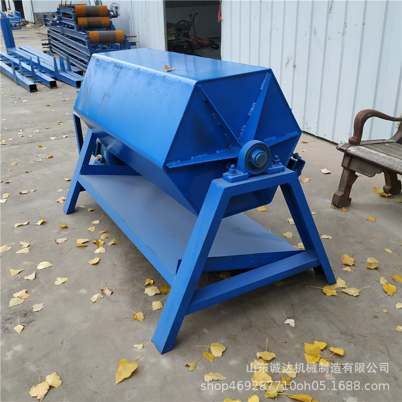 诚达机械 镀锌件去毛刺打磨机 360度旋转滚筒式抛光机 除锈研磨机