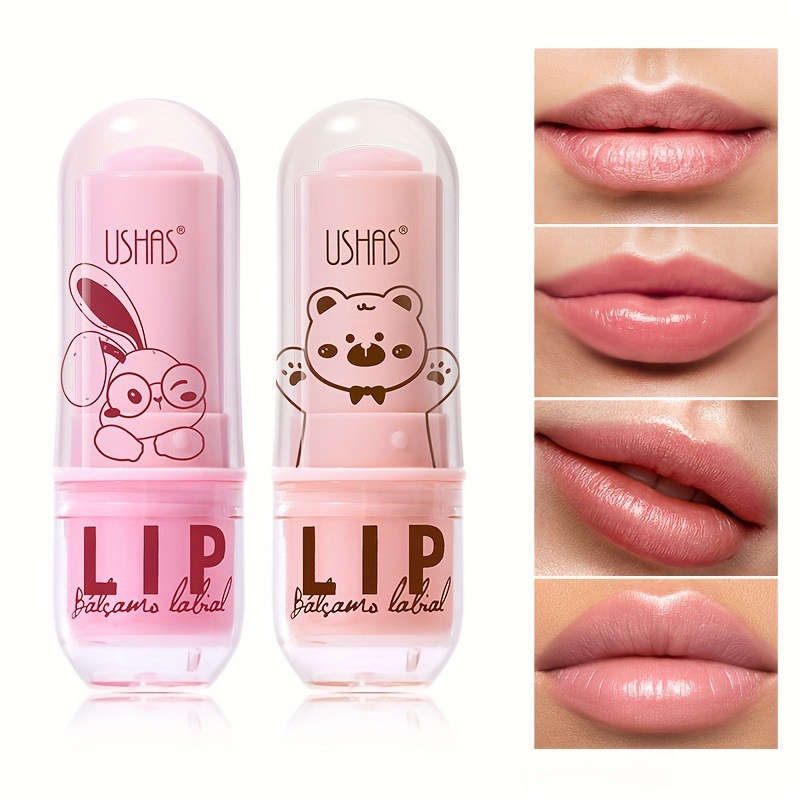 USHAS Europa y América Punto transfronterizo brillo de labios bálsamo labial hidratante y nutritivo bálsamo labial brillante e hidratante LS168