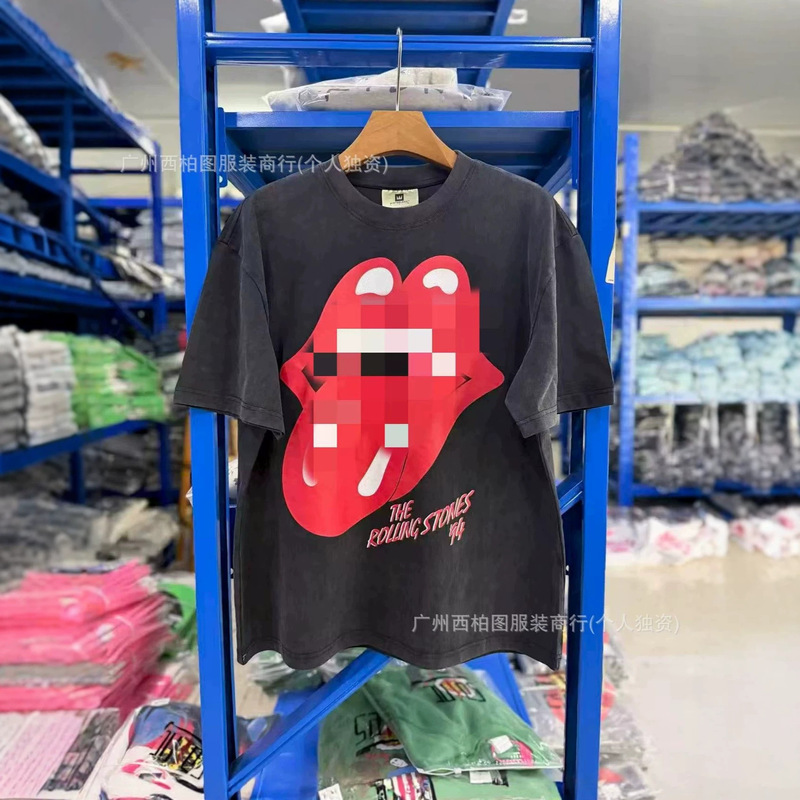 Rolling Stones 1994 Concert Limited Edition Printed Graphic Washed Vintage Short-Sleeve T-Shirt Rolling Stones 1994 Concert Limited Edition Printed Graphic Washed Vintage Short-Sleeve T-Shirt