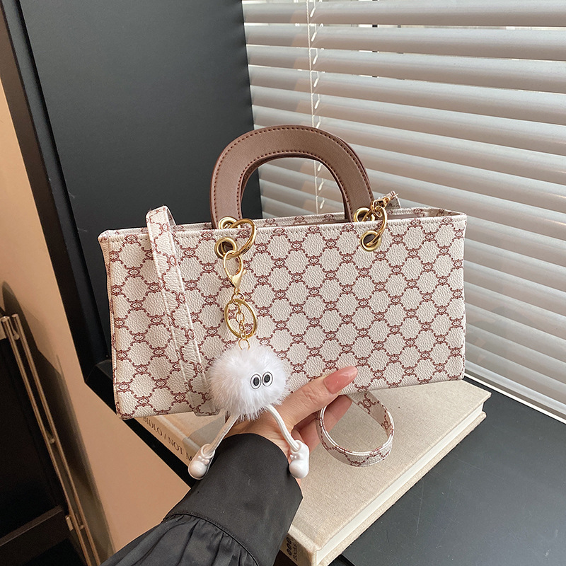 2024 otoño ocio nueva tendencia de moda simple bolso de mano estética de hombro bolso pequeño bolso cuadrado bolso de mujer