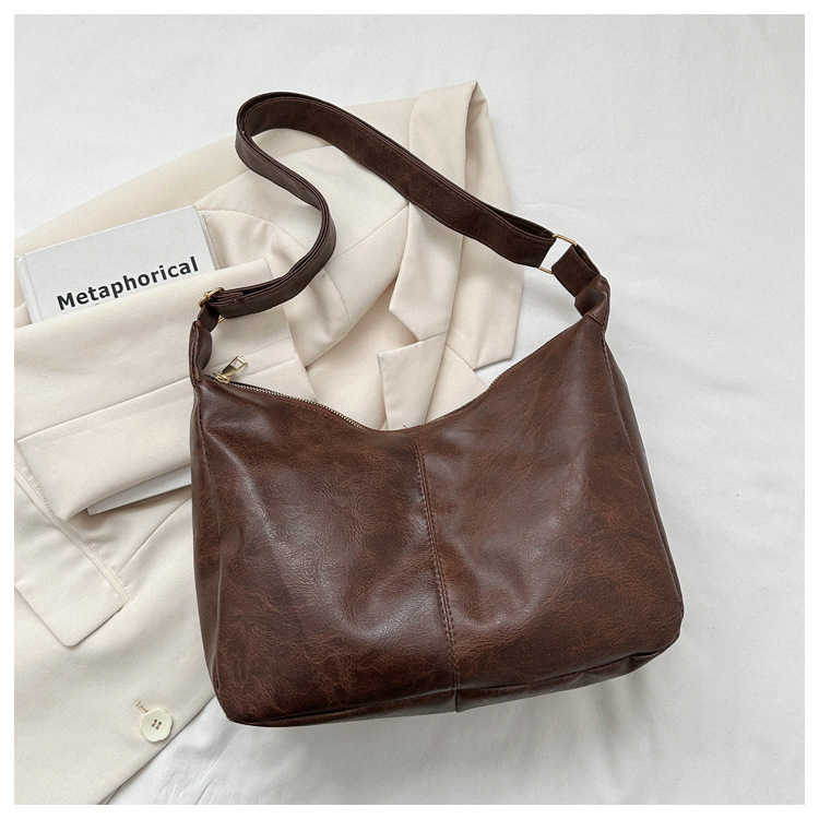 PU Große Kapazität Damen Tote Beliebte Mode Schulter Umhängetasche_voghion.com