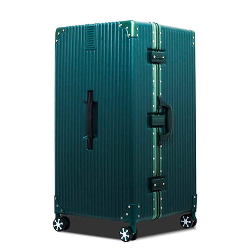 Luggage Case Women's Aluminum Trolley Case Strong and Durable Male Student Large Capacity Large Size Password Travel Boarding Luggage