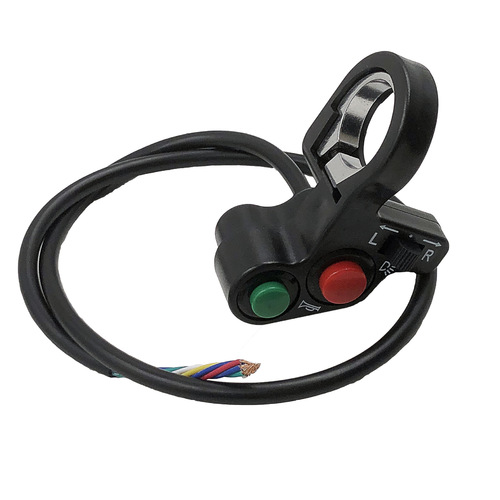 Motorcycle multi-functional three-in-one combination switch with horn, headlight, turn signal handlebar switch seat switch handlebar switch assembly