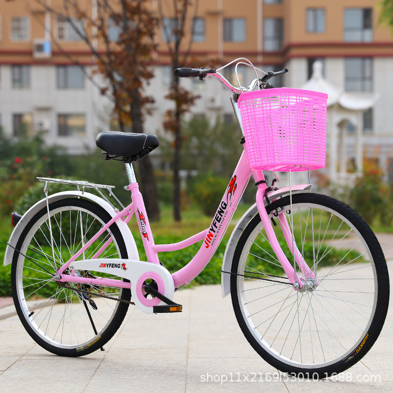 24\26 inch Golden Feather Phoenix bicycle ladies light bicycle road car thickened commuter men's and women's adult car