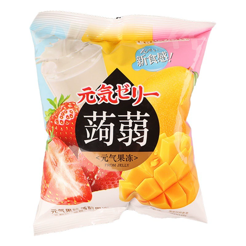 Fruit Fruit Fruit Shuangpin Jelly 190g Небольшой пакет летних детских закусок охлажденный ноль