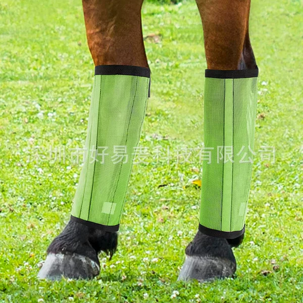Mesh Horse Leg Cover Summer Anti-mosquito Mesh Horse Flying Boots Horse Leg Protective Cover Horse Foot Cover Equestrian Supplies Protector