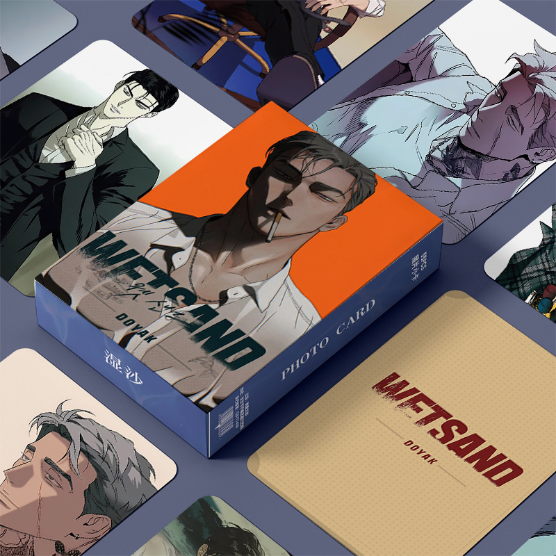 Han Man Shisha's Three-inch Boxed 55 Small Laser Cards Polaide Photo LOMO Card Birthday Gift