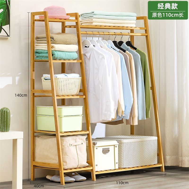 Perchas, postes, dormitorios, perchas de piso, perchas, ropa y sombreros, estantes de ropa para el hogar de interior, gabinetes de almacenamiento simples