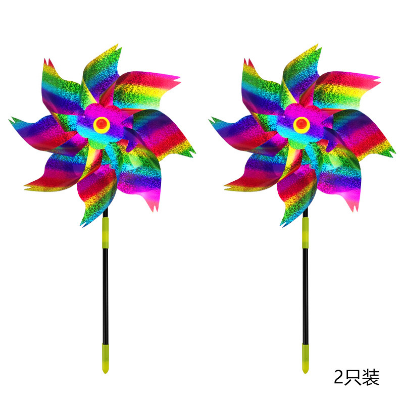 Large octagonal windmill gradient color 2 pack