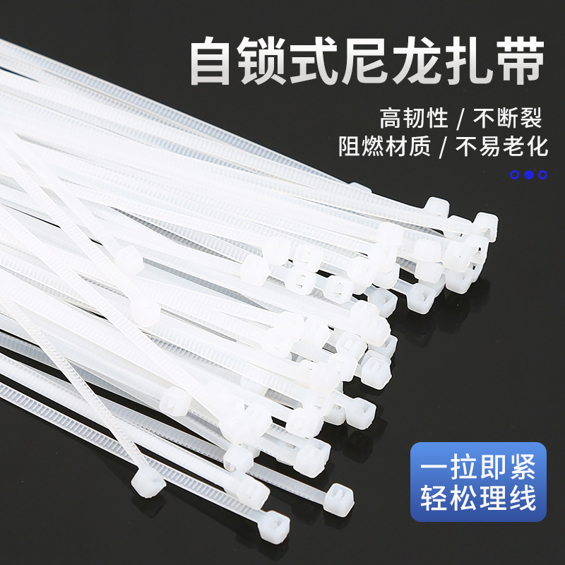 セルフロック式ナイロン結束バンド電線付きプラスチック結束バンド大量卸売りメーカーは低温に強い|undefined