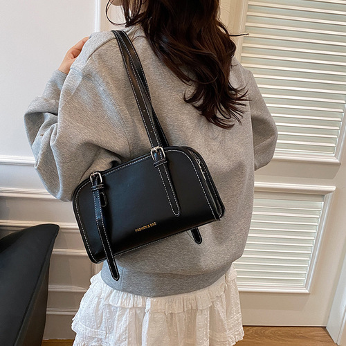Casual Solid Color Minimalist Pillow Bag for Women 2025 Spring New Fashion Crossbody Bag Trendy Niche Design Single Shoulder Bag