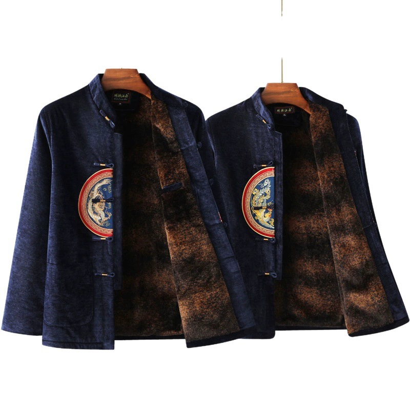 Осень и зима, на флисовой подкладке 3212 Влюбленные мужчины и женщины среднего и пожилого возраста, оптовая продажа, мужской и женский костюм с длинным рукавом на день рождения Venus Tang