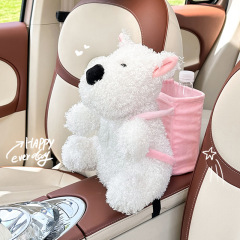 車のティッシュの箱の収納の桶のかわいい漫画の車の車の多機能の引き出しの箱の創意の手すりの箱の自動車の置物の箱