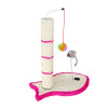 Swords and fish -shaped base columns Cat grabbing pet swordsman hanging ball bite toys to rotate cats to catch columns wholesale