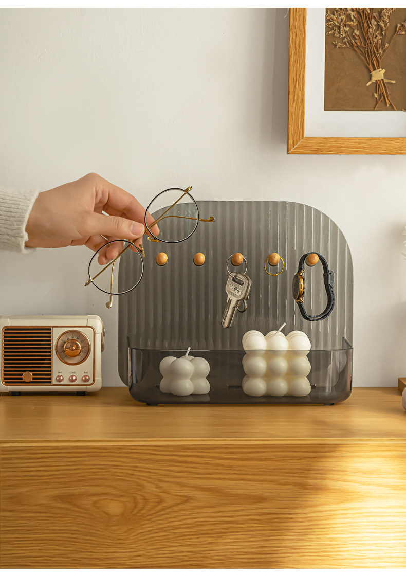 Nachuang Entrance Desktop Rack Entryway Decoration Living Room TV Cabinet Drawer Key Mask Storage Box_voghion.com