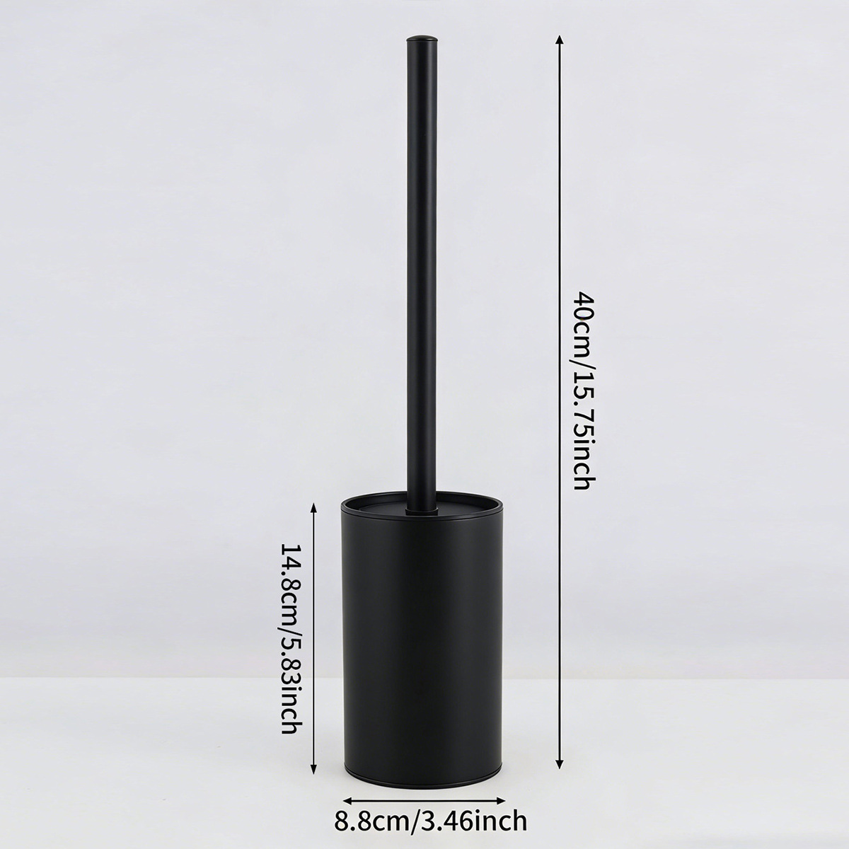 Cepillo de Inodoro de Acero Inoxidable con Base