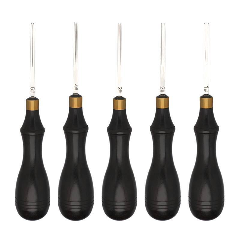 Cortador de borde de sándalo cuchillo de recorte biselado herramienta de cuero bricolaje corte de borde de cuero profesional