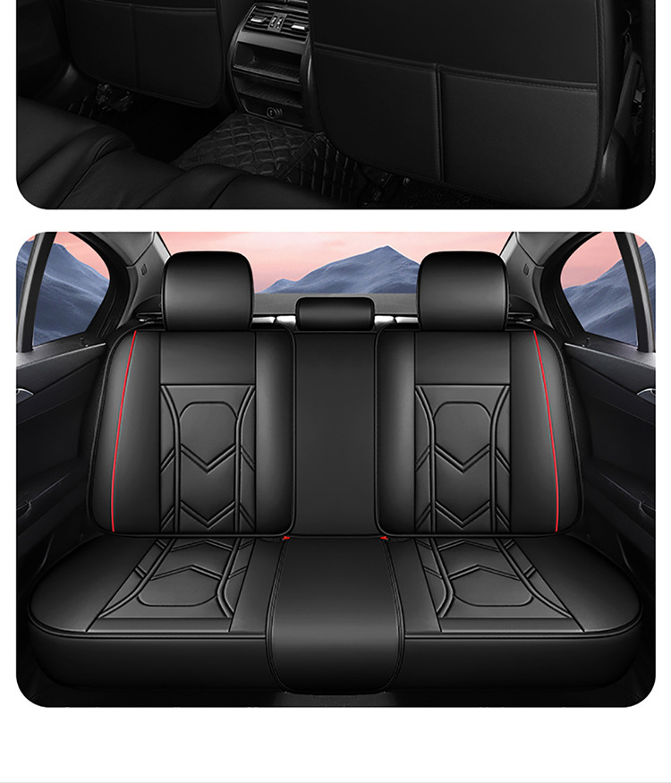 2025 New Cross-Border Car Seat Cushions, All-Season Universal Full Leather Seat Covers, Fully Enclosed Seat Covers, Wholesale from Manufacturers