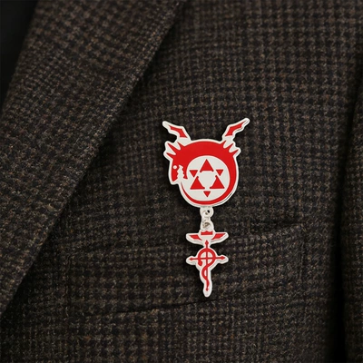 Yaxa sancaqları Badge Creative Simple Enamel